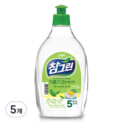 참그린 기름기 뽀드득, 5개, 500g
