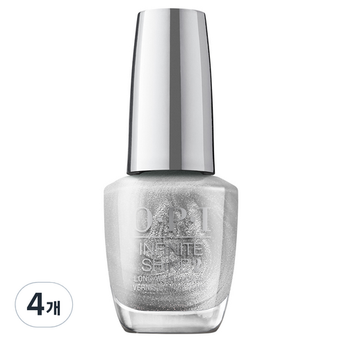 오피아이 인피니트샤인 매니큐어 HRP16, HRP16 Go Big or Go Chrome, 15ml, 4개