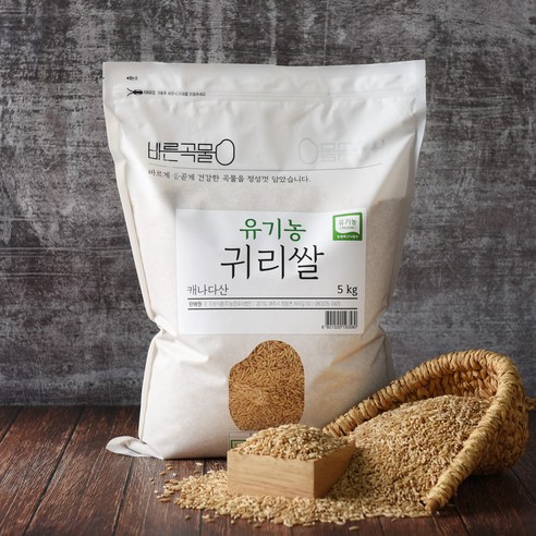 바른곡물 유기농 귀리쌀, 5kg, 1개