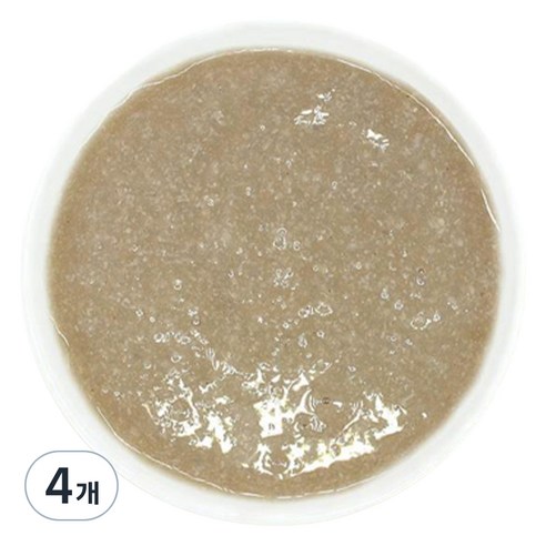 짱죽 유아용 실온이유식 초기 묽은죽 7개월부터, 한우콜라비, 160g, 4개