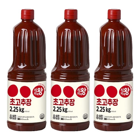 식자재왕 초장, 2.25kg, 3개