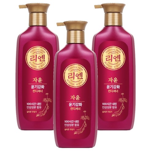 리엔 자윤 윤기강화 컨디셔너, 500ml, 3개