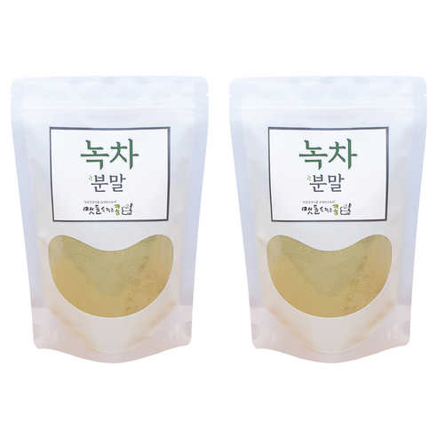 맷돌속작은콩 녹차 분말, 2개, 500g, 1개입