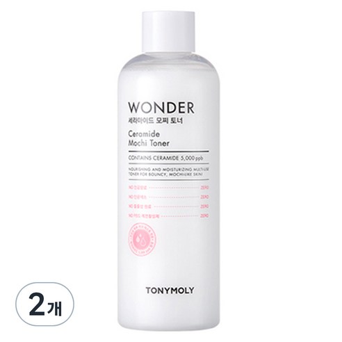 토니모리 원더 세라마이드 모찌 토너, 500ml, 2개 
스킨케어