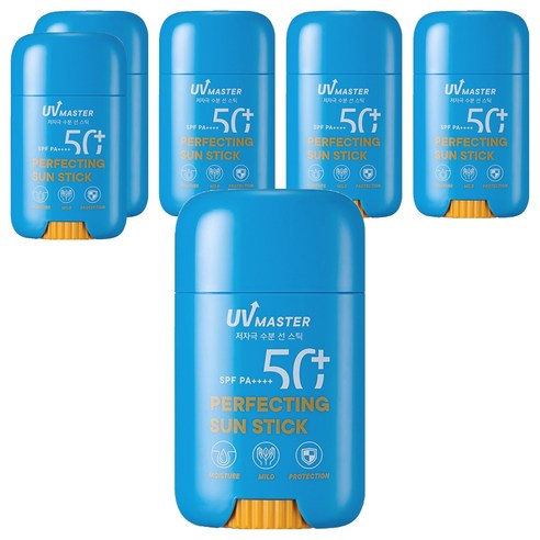토니모리 유브이 마스터 퍼펙팅 선스틱 SPF50+ PA++++, 6개, 22g