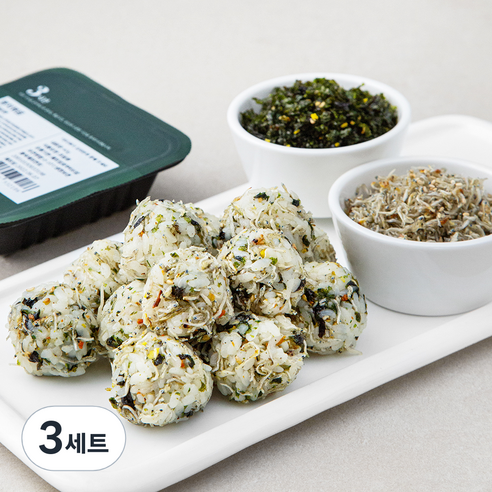 집반찬연구소 멸치 두배 주먹밥재료 멸치볶음 40g x 2팩 + 맛더하기 김자반 20g 세트, 3세트