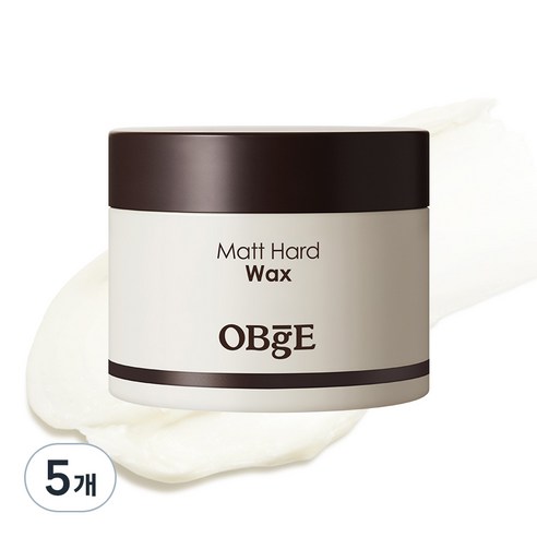 OBge 퍼퓸 매트 하드 헤어왁스, 120g, 5개