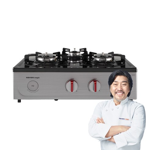 나비엔매직 가스레인지 3구 고객직접설치, GRF-7003ND, LNG