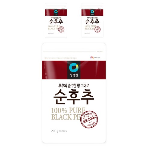 청정원 순후추, 200g, 3개