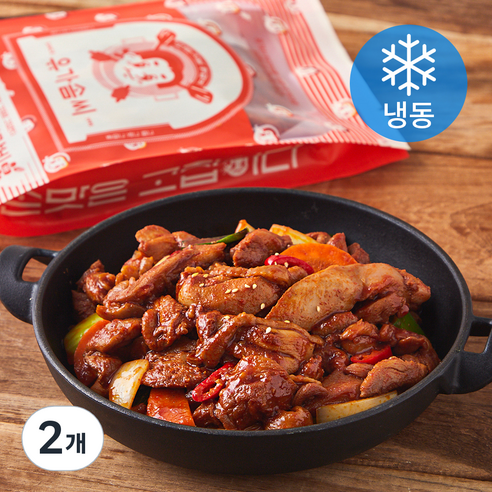 유가솜씨 오릐지날 닭갈비 (냉동), 600g, 2개