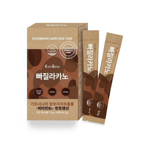 에버비키니 가르시니아 빠질라카노 커피맛, 46.2g, 1개