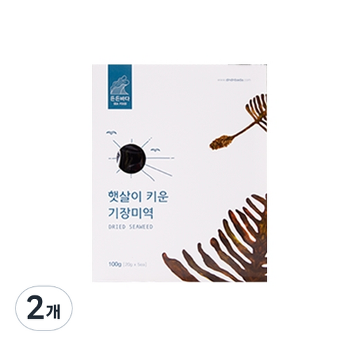 든든바다 햇살이 키운 기장미역 5p, 100g, 2개