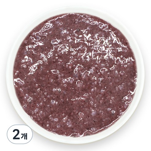 짱죽 유아용 실온 이유식 중기 죽 1, 160g, 2개, 블루베리배죽