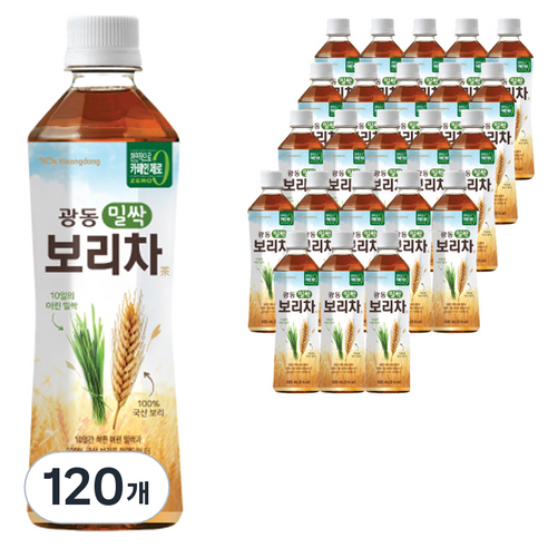 광동 밀싹 보리차 음료, 500ml, 120개