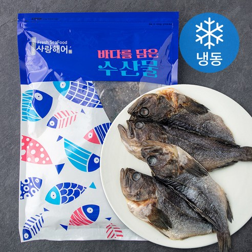 사랑해어 손질 구이용 우럭 (냉동), 500g, 1개