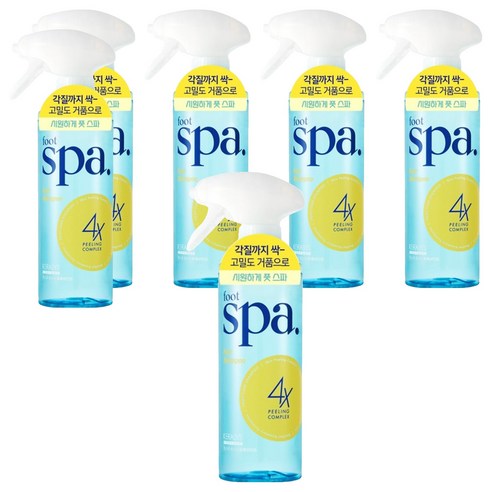 케라시스 풋스파 프레쉬민트 퍼퓸 풋샴푸 400ml, 6개, 1개입