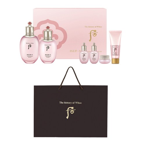 더히스토리오브후 공진향 수 수연 밸런서 150ml + 로션 110ml + 밸런서 20ml + 로션 20ml + 크림 4ml + 폼 클렌저 40ml + 쇼핑백, 1세트