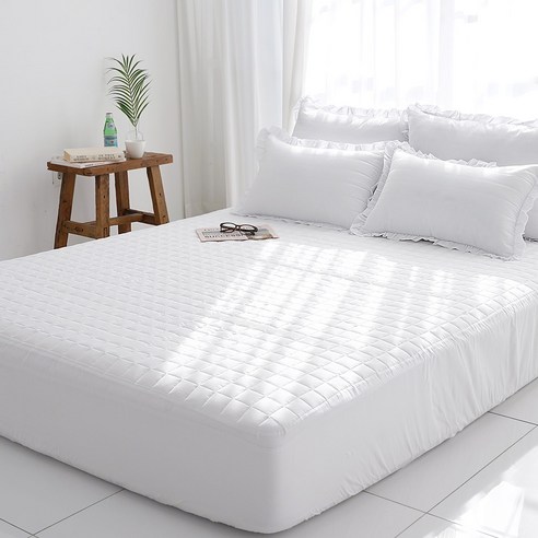 포근함이 스며드는 밤, 스코홈 순면 코튼소울 누빔 매트리스 커버로 완성하는 숙면 높은매트리스커버