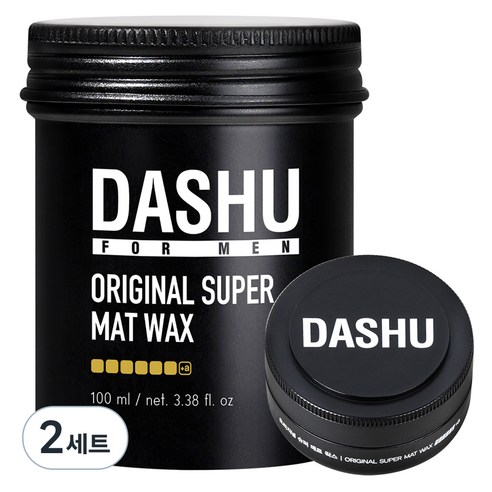 다슈 포 맨 프리미엄 오리지널 슈퍼 매트 헤어왁스 100ml + 15ml, 2세트