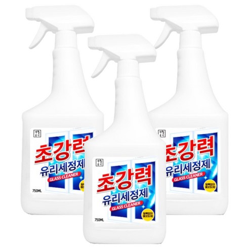 생활공식 초강력 유리 세정제, 750ml, 3개