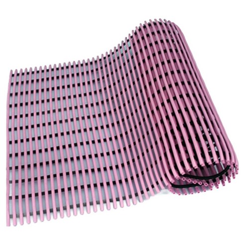 월광 미끄럼방지 욕실매트 튜브형, 분홍, 1개