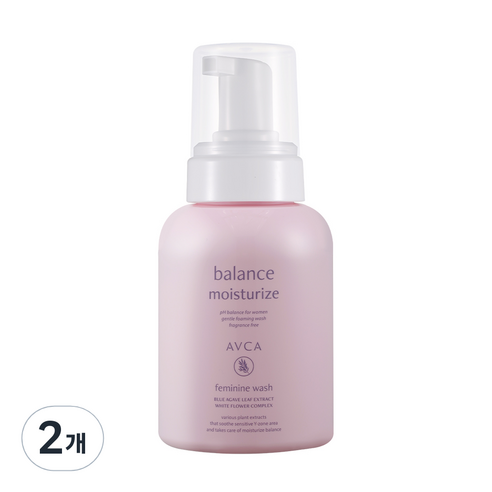 아브카 퓨어 앤 버블 약산성 여성청결제, 2개, 300ml