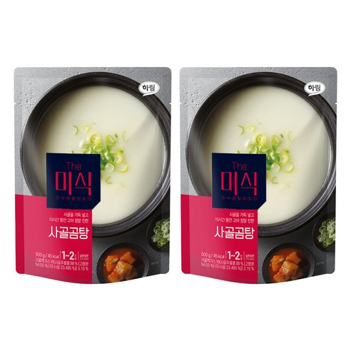 더미식 사골곰탕, 500g, 2개