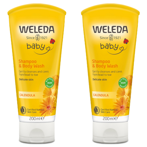 벨레다 카렌듈라 베이비 샴푸 앤 바디워시, 200ml, 2개
