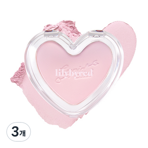 릴리바이레드 러브빔 블러 치크 4.3g, 01 체리블러, 3개