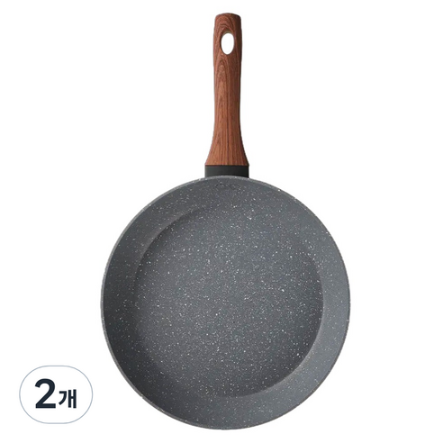 홀쿡 인덕션 IH 프라이팬 그레이, 2개, 28cm