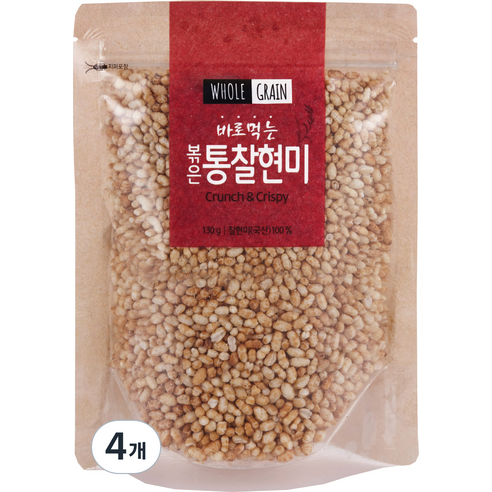 태광선식 볶은 통 찰현미, 130g, 4개