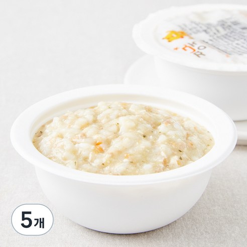 짱죽 중기 9개월부터 이유식 한우두부비타민채죽, 혼합맛(한우/두부), 200g, 5개