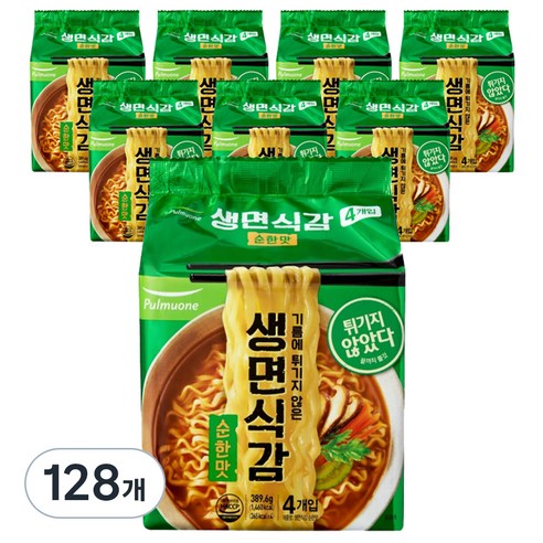 생면식감 순한맛 97.4g, 128개