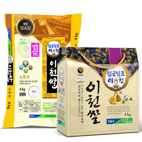 농협 임금님표 이천쌀, 1개, 4kg
