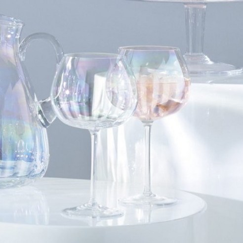 LSA 펄 볼룬 브르고뉴 레드 와인잔 세트 650ml, 혼합색상, 2개