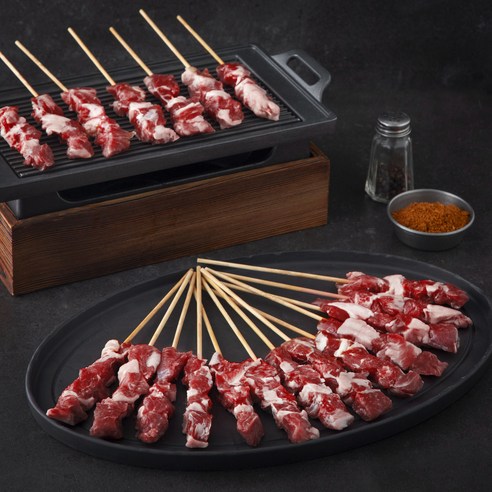 냄새 걱정 없이 집에서 즐기는 숯불 향 가득한 플레잇 수제 양꼬치