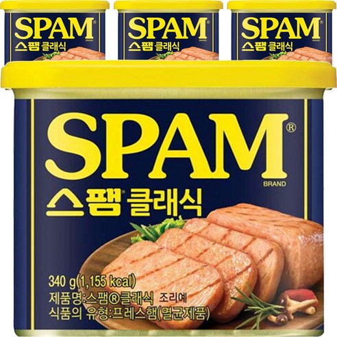 스팸 클래식, 340g, 4개