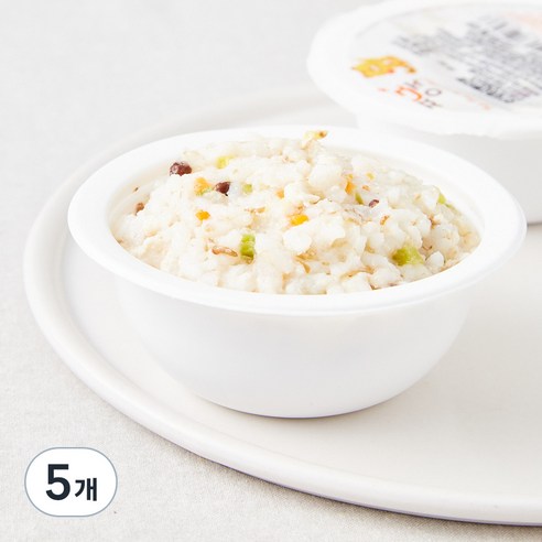 짱죽 이유식 후기 11개월부터 진밥, 혼합맛(대구살/황금팽이), 200g, 5개
