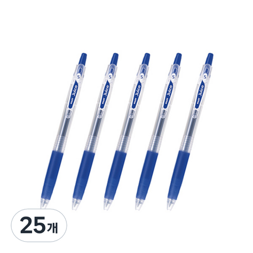 파이롯트 주스 젤잉크펜 1.0mm LJU-10M, 블루, 25개