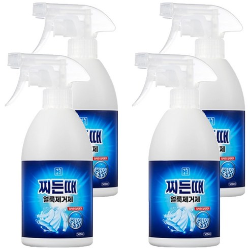 생활공식 찌든때 얼룩제거제, 500ml, 4개