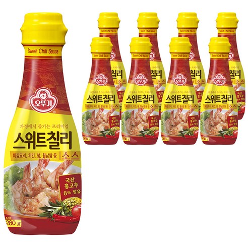 오뚜기 스위트 칠리 소스, 280g, 9개
