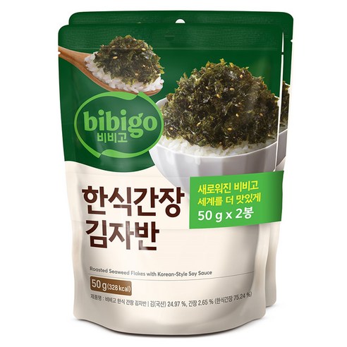 비비고 한식간장김자반, 50g, 2개
