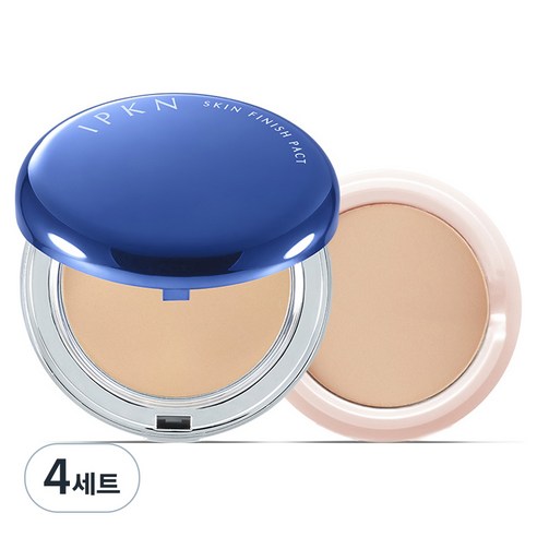 입큰 스킨피니쉬 팩트 파우더 + 리필, 23호 내추럴베이지, 4세트