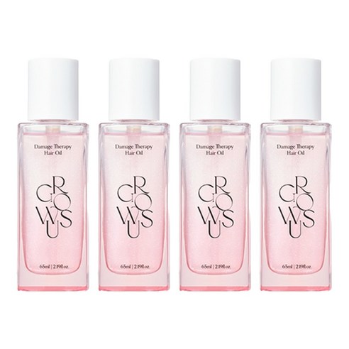 그로우어스 데미지 테라피 헤어 오일, 65ml, 4개