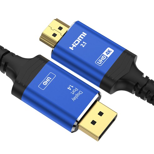 홈플래닛 DP to HDMI 4K TV 모니터 케이블, 1개, 1m 
PC부품