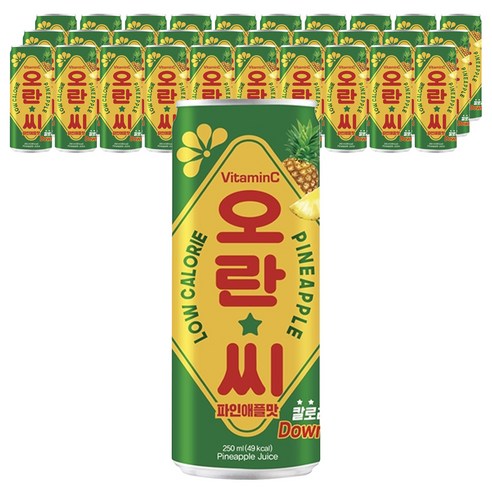 오란씨 파인애플, 250ml, 60개