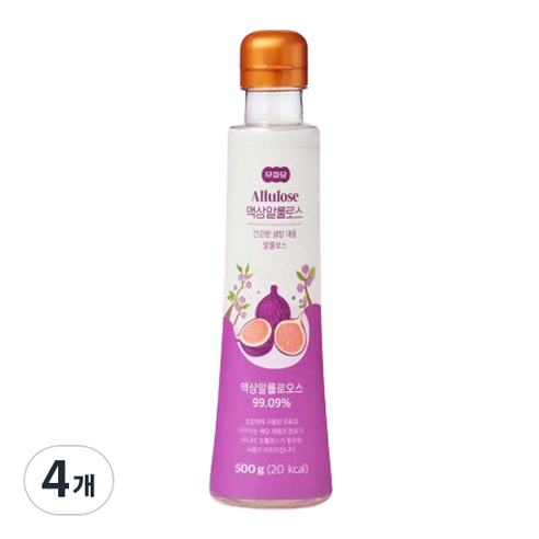 무화당 액상 알룰로스, 4개, 500g