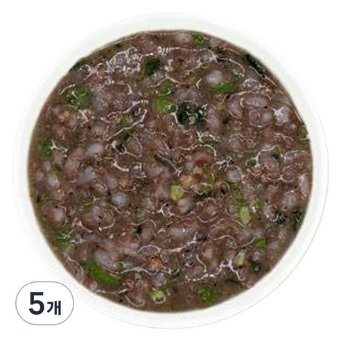 짱죽 유아용 실온 이유식 중기 한우흑미죽, 160g, 5개