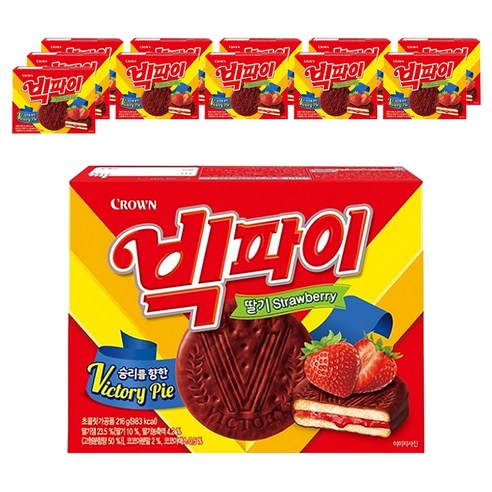 빅파이 딸기, 216g, 12개