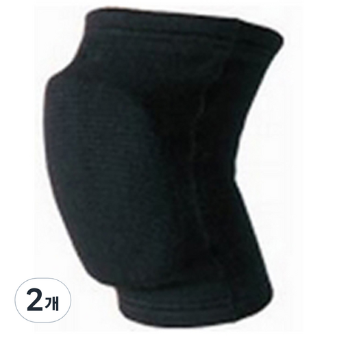 디앤엠 25mm 충격흡수 배구용패드 무릎보호대 837 검정, 2개
